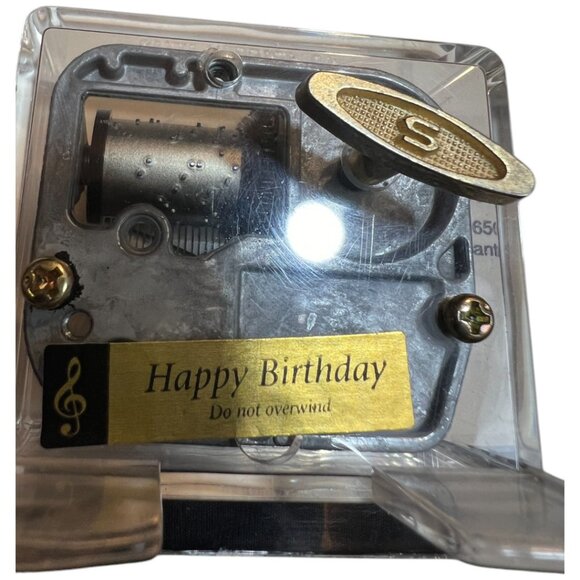 Vtg 1980s MARY ENGELBREIT Acrylic MUSICAL Picture Frame w Happy Birthday Card - Picture 6 of 16